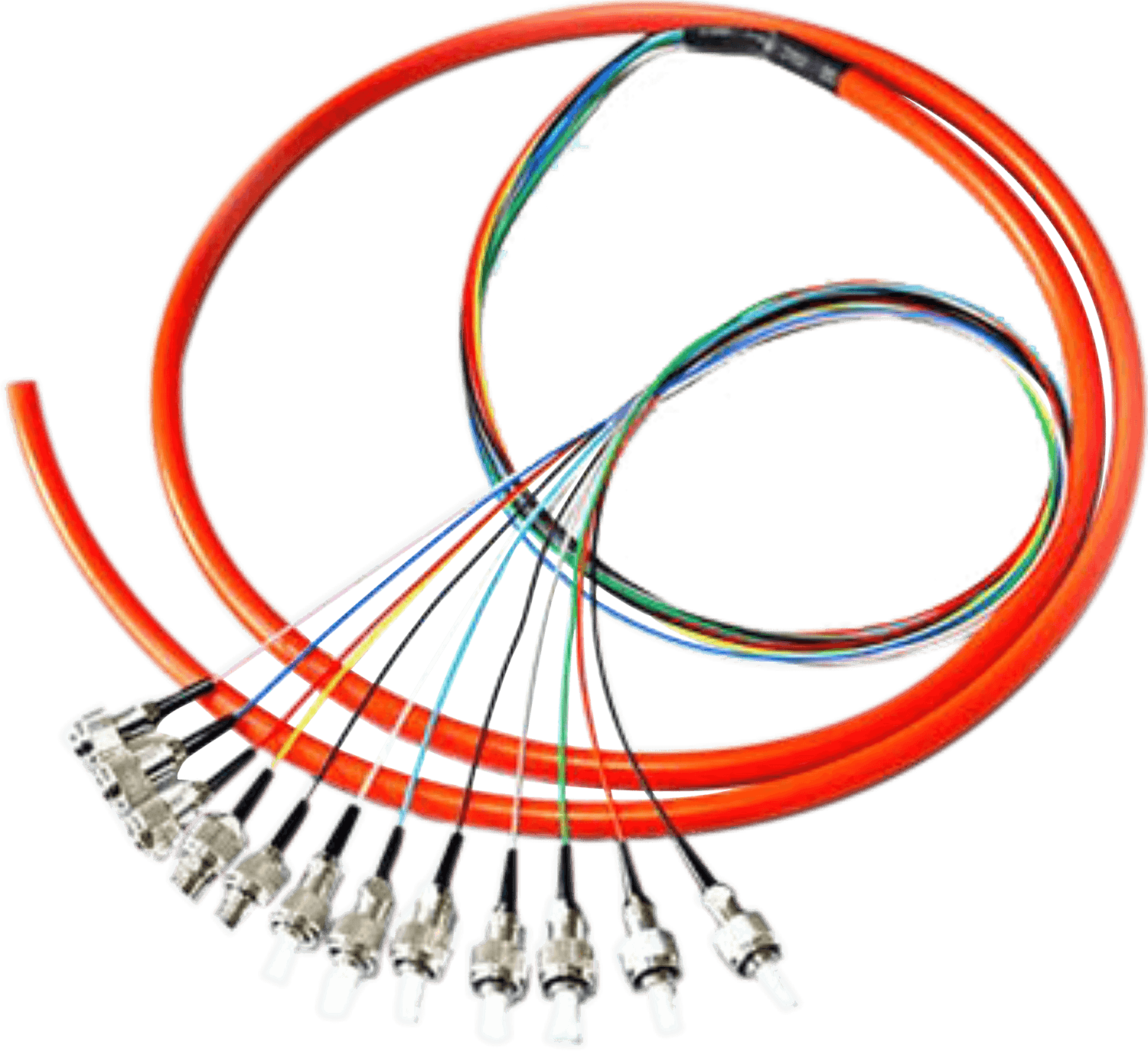 束状、带状光纤光缆连接器组件